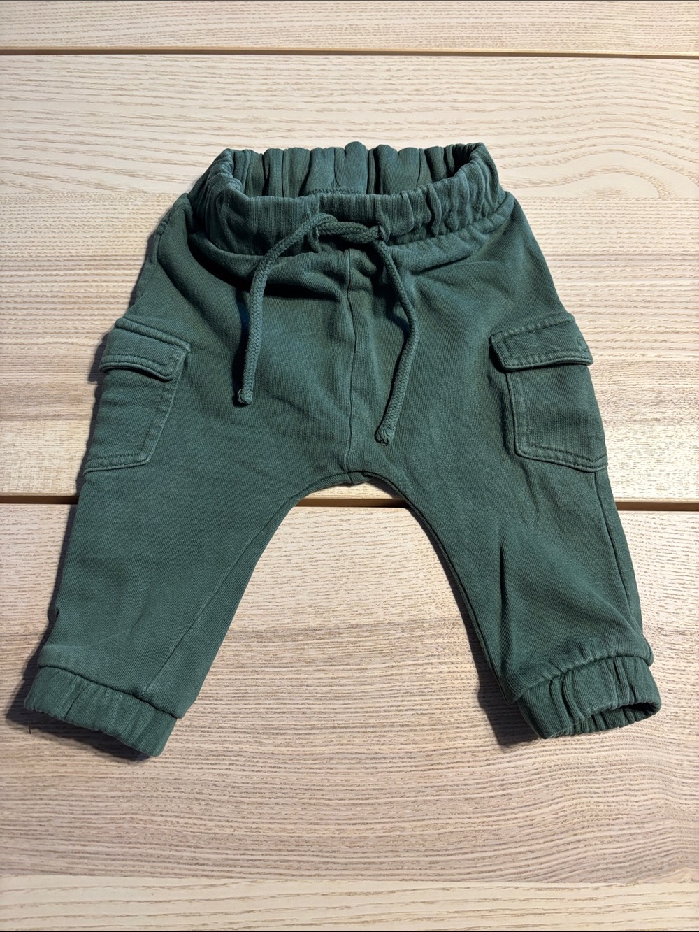 H&M Olive Green Cargo Joggers for Kids